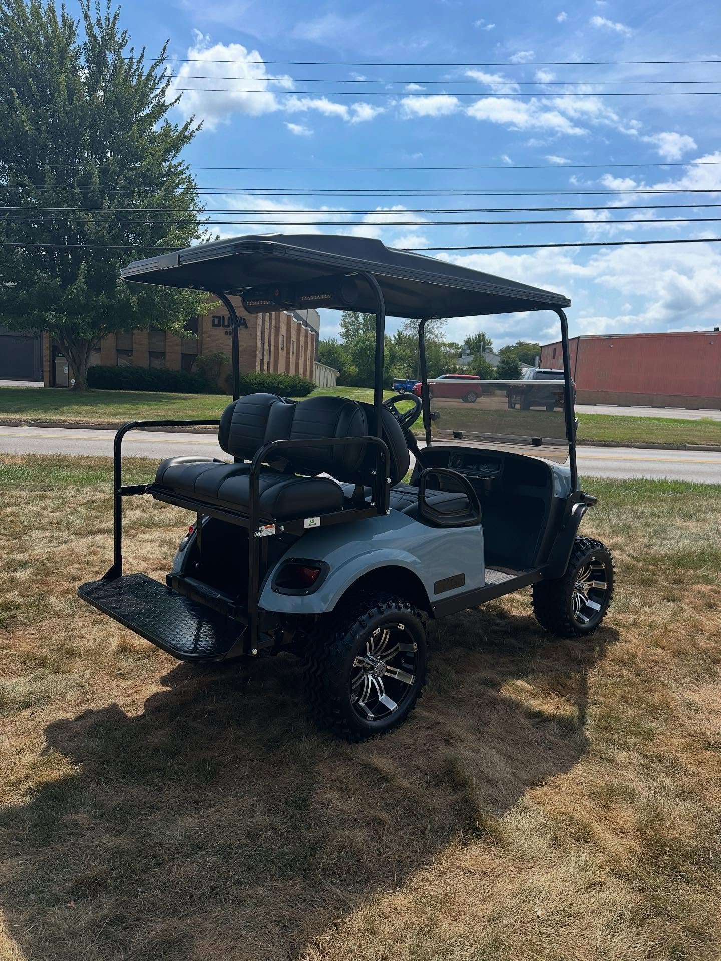 Ezgo Express S4 restoration! OEM Ocean Grey Exterior - Image 8