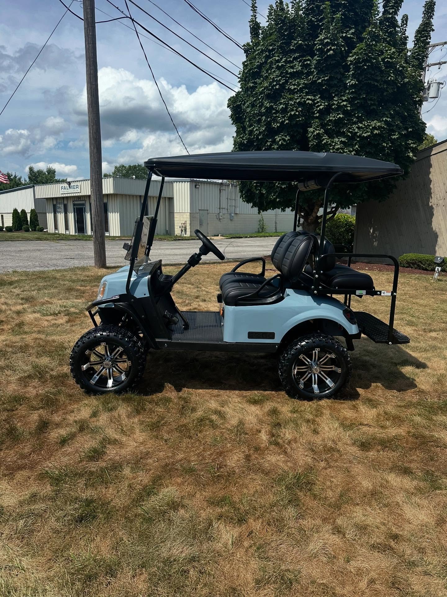 Ezgo Express S4 restoration! OEM Ocean Grey Exterior - Image 5