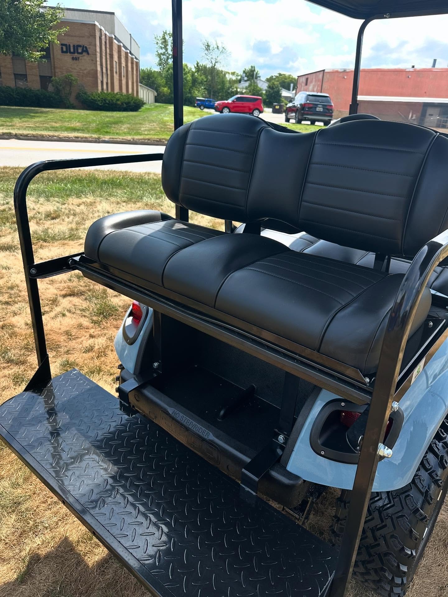 Ezgo Express S4 restoration! OEM Ocean Grey Exterior - Image 6