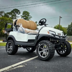 CLUB CAR TEMPO LIFTED 4 PASSENGER CARTS. 24